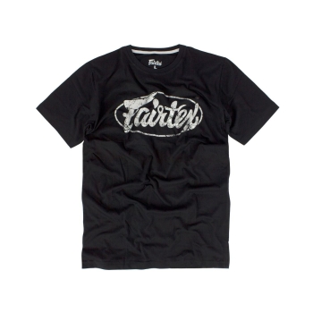 T-Shirt Fairtex  BLACK/SILVER
