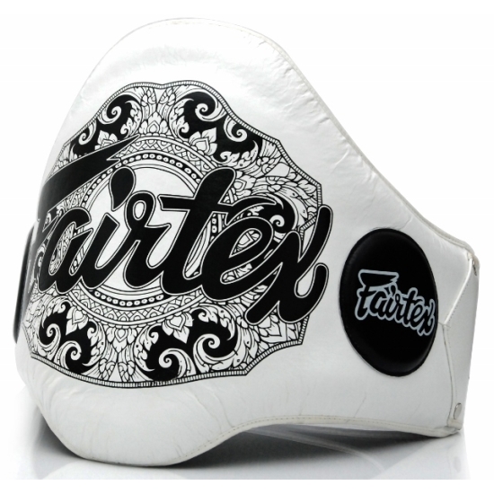 Ceinture de frappe FAIRTEX V2 Thaï - Blanc