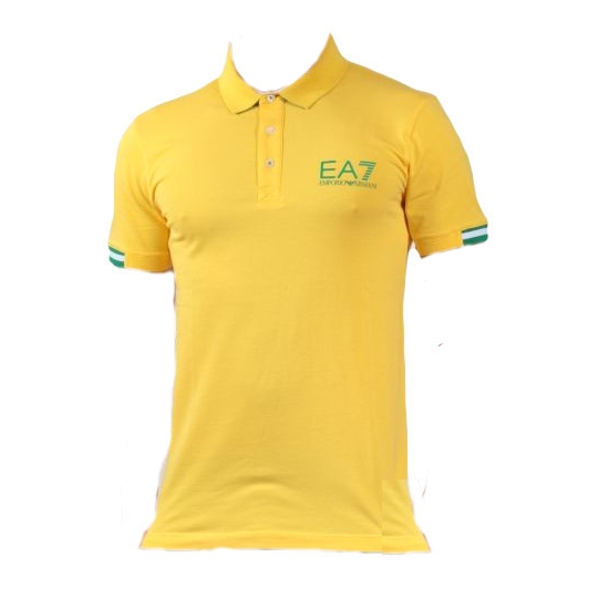 Polo ARMANI EA7 Train Soccer world - Jaune