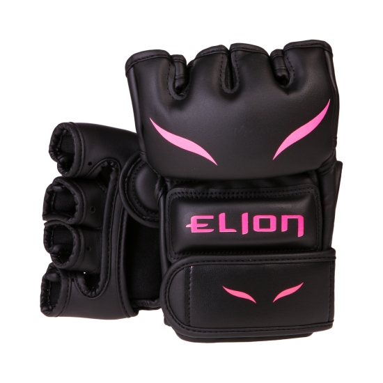 Gants MMA ELION Uncage - Matblack/Pink