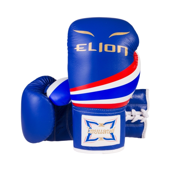 Gants de boxe à lacets ELION Born in Thailand - Blue