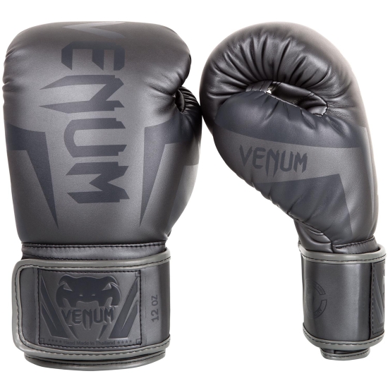 Gants de Boxe d'entrainement Venum Elite - Gris/Gris