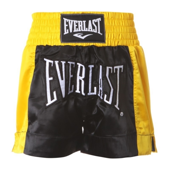 Short de Boxe Thaï EVERLAST Noir/Or