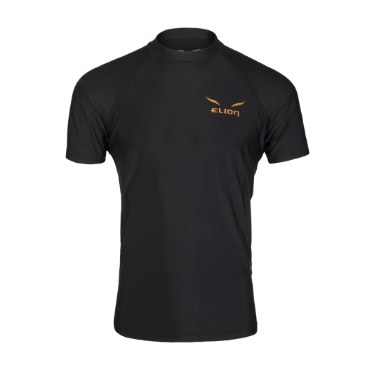 Rashguard Elion Monochrome - Noir - Manches Courtes 