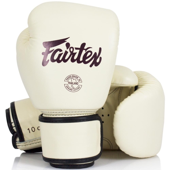 Gants de Boxe FAIRTEX FXV16 - Blanc Crème