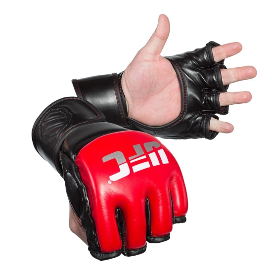 Gants Free Fight UFC Professional MMA Sparring Gloves Rouge
