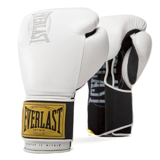 Gants de Boxe d'entrainement EVERLAST 1910 CLASSIC Blanc
