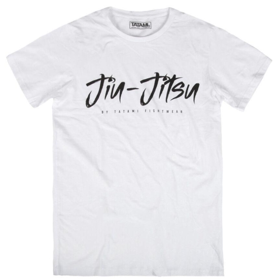 T-Shirt Jiu Jitsu Signature TATAMI Blanc