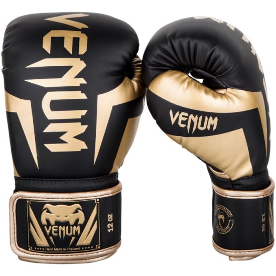 Gants de boxe Venum Elite noir / or > Livraison Gratuite