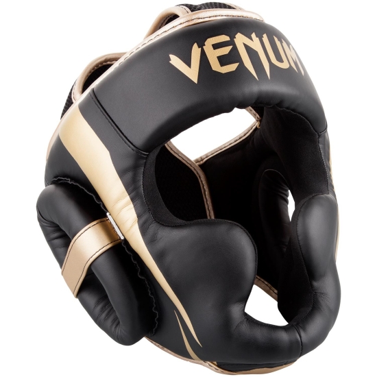 Casque de Boxe Venum Elite - Noir/Doré