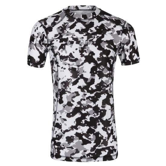 Rashguard Elion Camo - Blanc - Manches Courtes