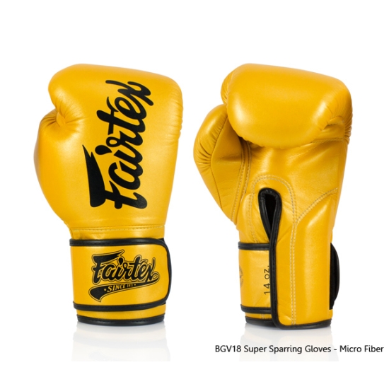 Gants de Boxe d'entrainement Super Sparring FAIRTEX FXV18