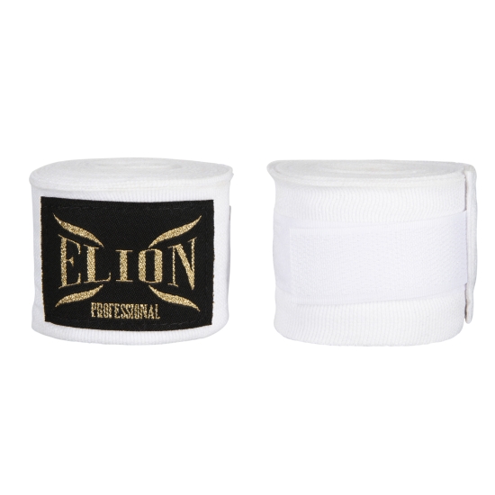 Bandes de boxe ELION 4.5m Blanche