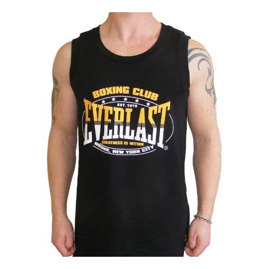 T shirt sans manches  EVERLAST Boxing Club Noir