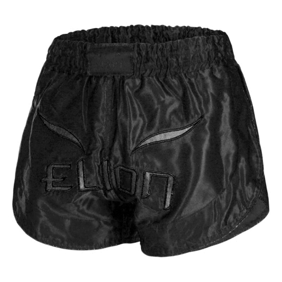 Short de Boxe Thaï ORIGINS ELION Noir/Noir