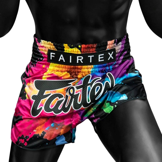 Short de Boxe Thaï FAIRTEX BS1940 BLACK FUNKY SOUL