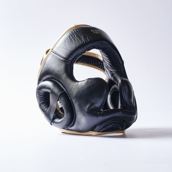 Casque de boxe ELION Paris Cuir Noir/Or
