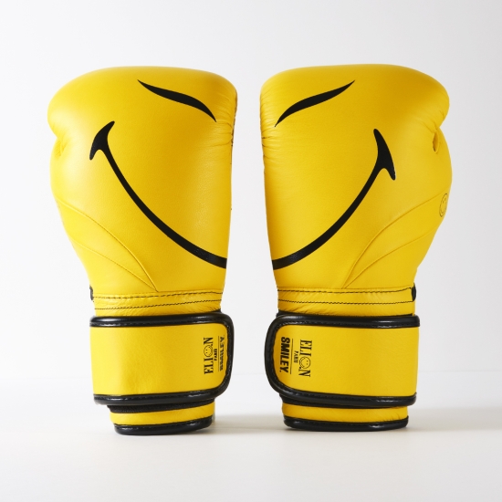 L'Elégant de boxe ELION Paris X SMILEY® 50th Anniversary Edition Limitée Jaune Velcro