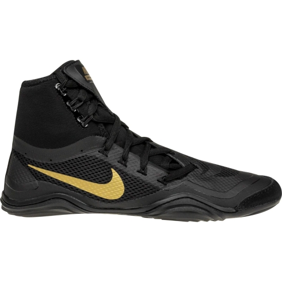 Chaussures de Lutte et Multiboxe Boxe NIKE HYPERSWEEP NOIR/OR