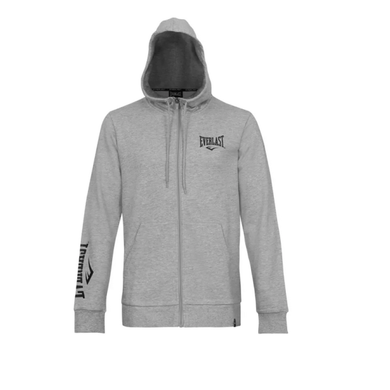 Sweat à Capuche zippé  EVERLAST  Gris SULPHUR