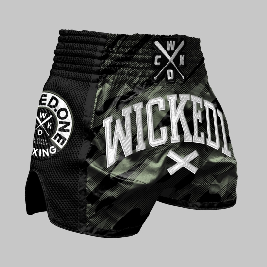 Short de Boxe Thaï Wicked One FURY KAKI