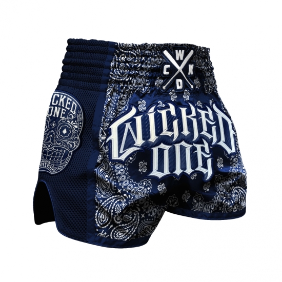 Short de Boxe Thaï Wicked One O.G  NAVY