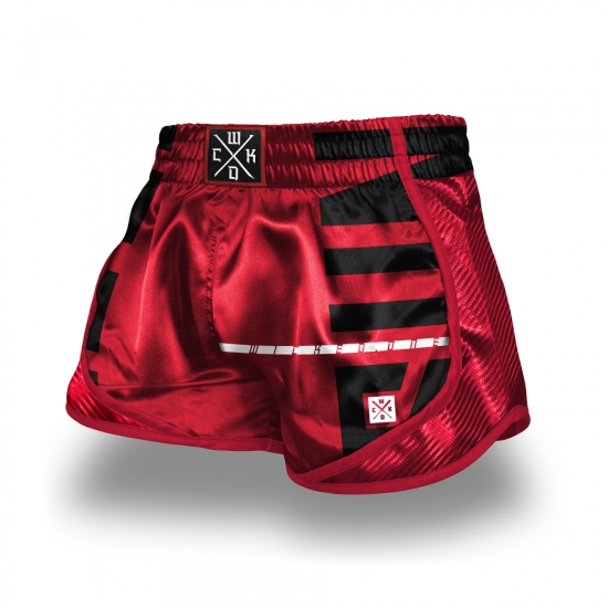 Short de Boxe Thaï Wicked One SQUAD KLAZ RED