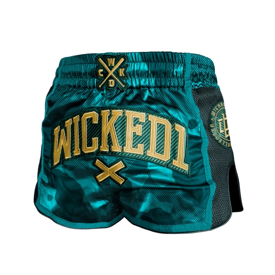 Short de Boxe Thaï Wicked One  SWIFT GREEN