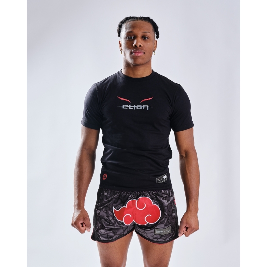 T-Shirt NARUTO X ELION AKATSUKI Noir/Rouge