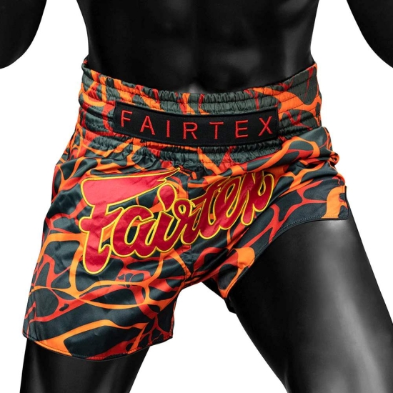 Short de Boxe Thaï FAIRTEX BS1926 MAGMA "ROUGE"