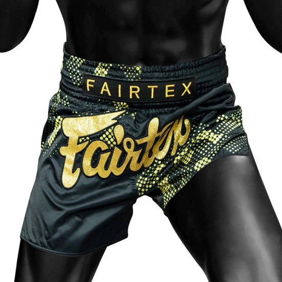 Short de Boxe Thaï FAIRTEX BS1931 " HEART OF GOLD "