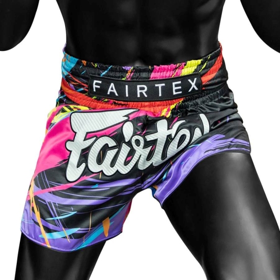 Short de Boxe Thaï FAIRTEX BS1934 " WORLD MUSIC " MULTICOULEUR