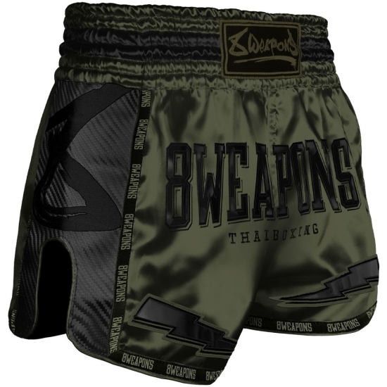 Short de Muay Thai 8 Weapons Carbon - Underworld Olive