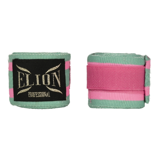 Bandes de boxe ELION 4.5m Turquoise/Rose