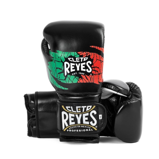 Gants de Boxe d'entrainement REYES Pro Mexican flag - Redesign NOIR