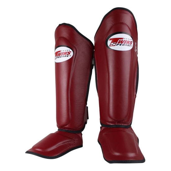 Protèges tibias & pieds TWINS Bordeaux SGL10