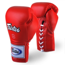 Gants de combat FAIRTEX Pro THAï  FXL6 Rouge