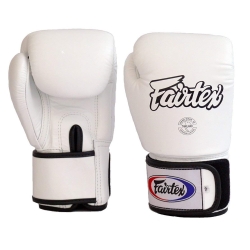 Gants de Boxe d'entrainement FAIRTEX FXV1 Blanc