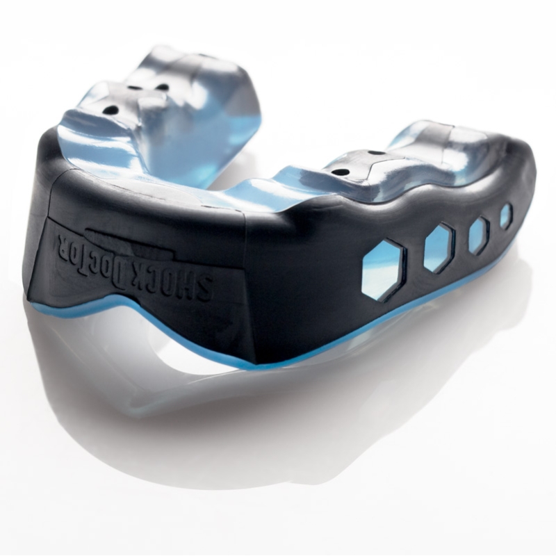 6100 GEL MAX - Protège dents - Bleu/Noir - SHOCK DOCTOR