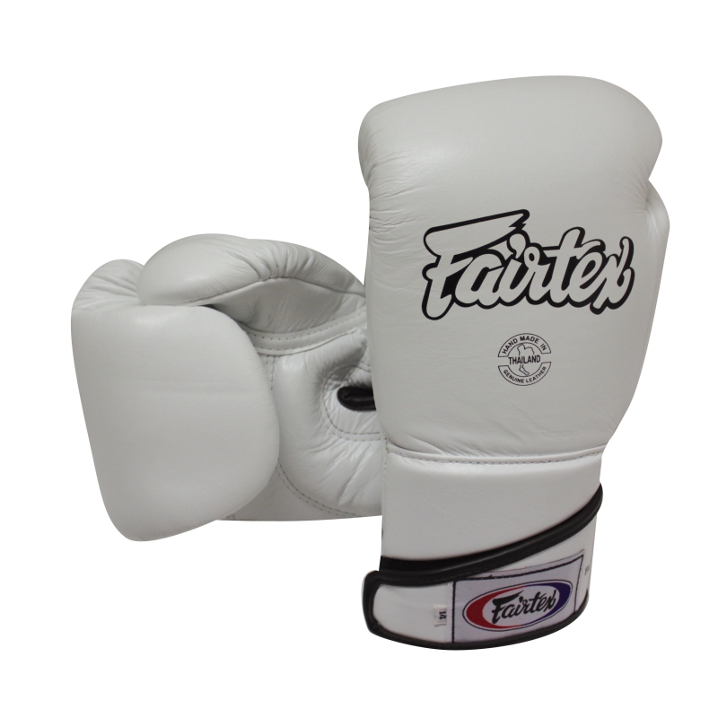 Gants de Boxe d'entrainement FAIRTEX FXV1 Blanc 