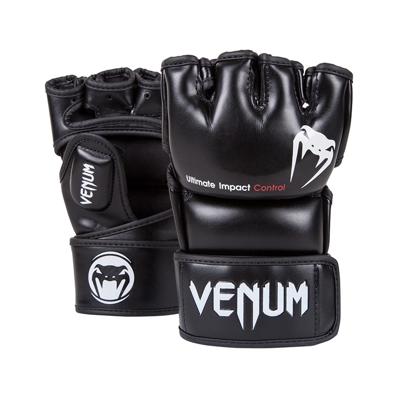 Gants MMA Cuir VENUM Impact - Noir 