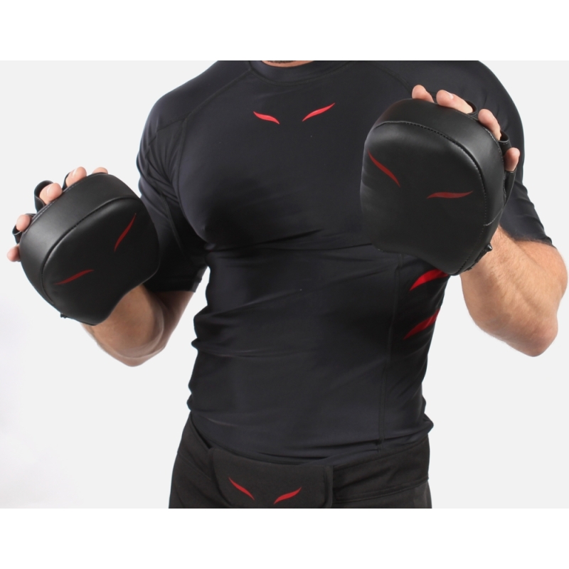 Dojo de boxe arts martiaux dentra/înement pour karat/é Wuudi 1 paire de pattes dours pour entra/înement de boxe entra/înement de boxe sparring MMA Kick de kickboxing Muay Thai