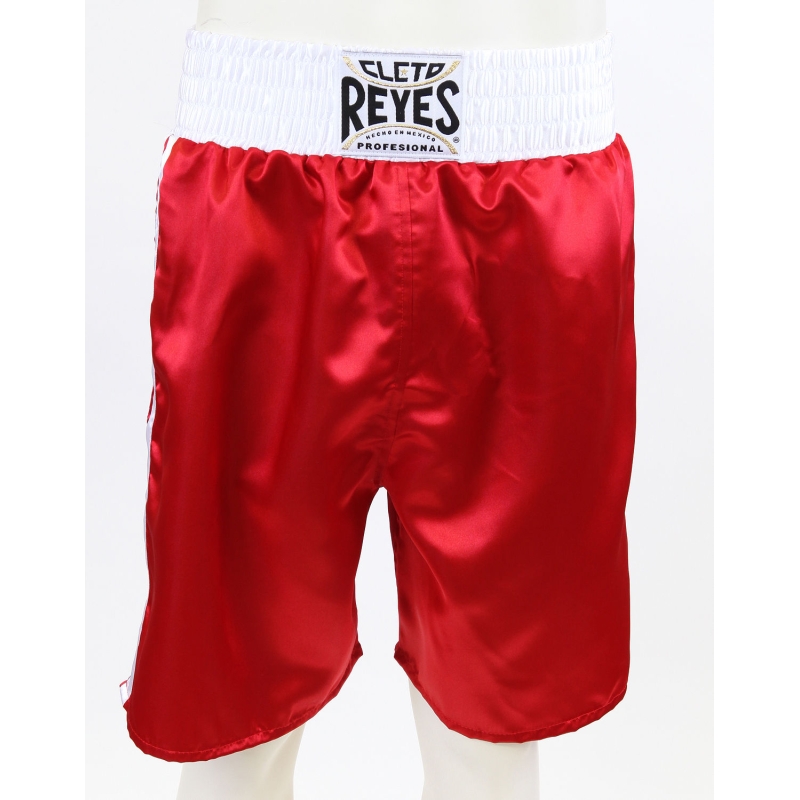 Short boxe Anglaise REYES Rouge Blanc boxing shop