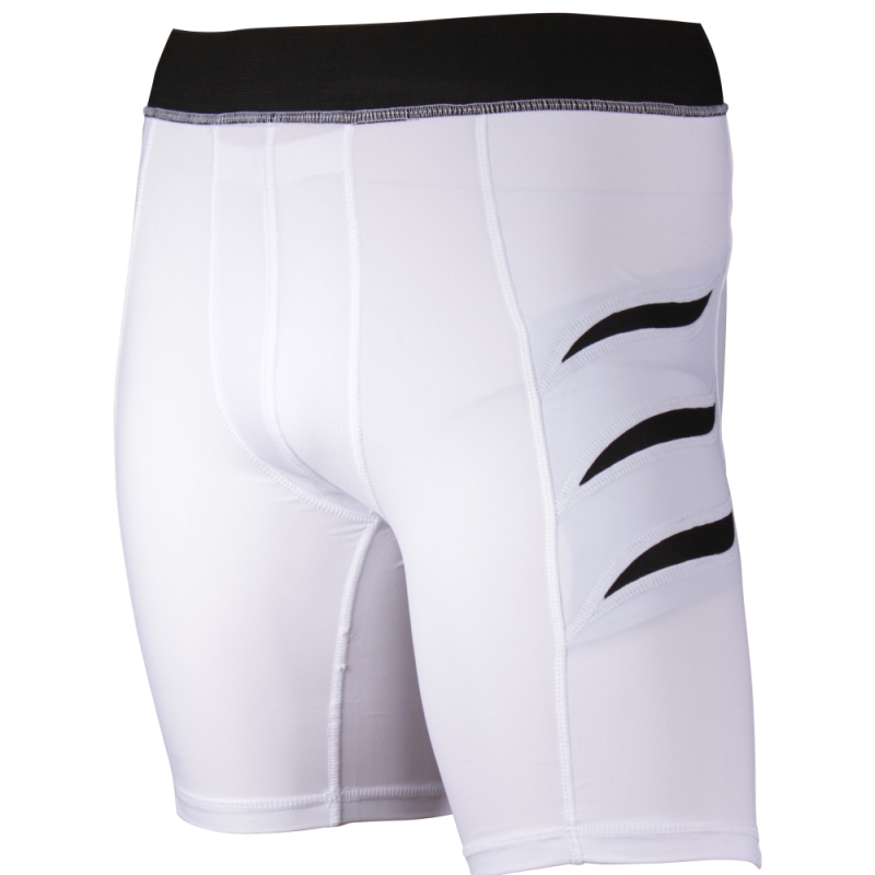 Pack Short de compression ELION Blanc avec Coquille Gold Cup ELION