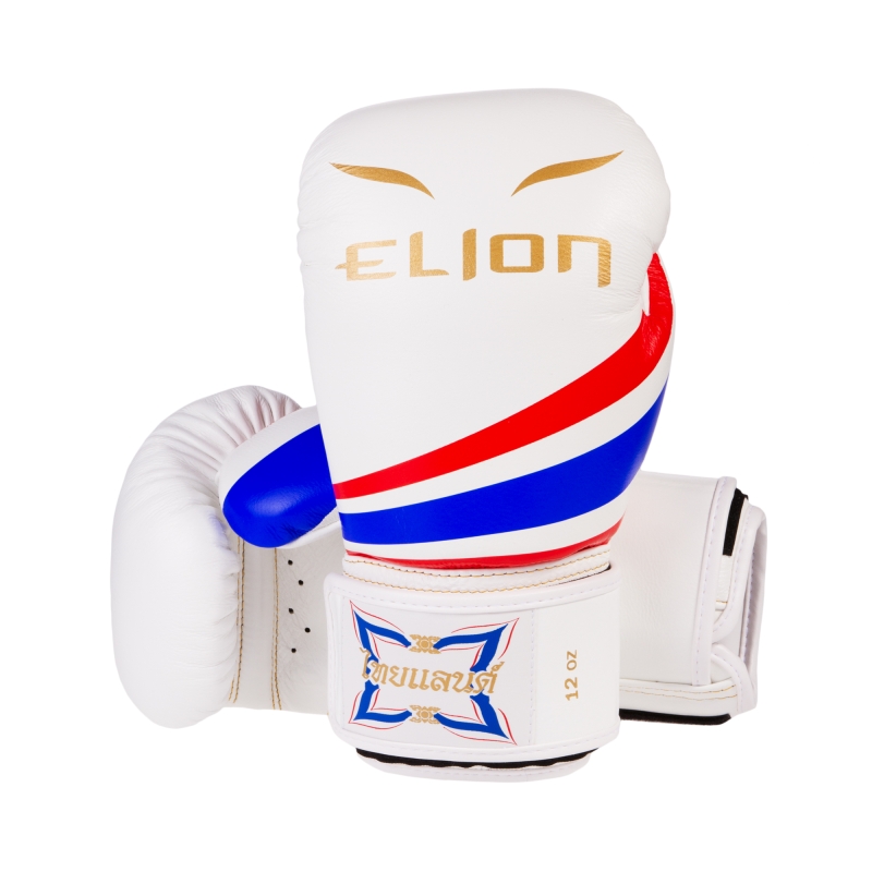 Gants de boxe ELION Born in Thailand - White 