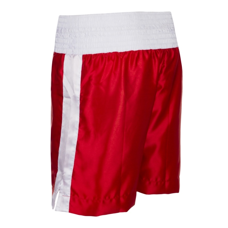 Top Ten - Short de Boxe Homme / Rouge-Blanc / Medium