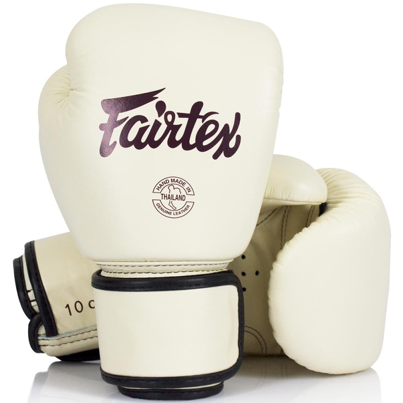 Gants de Boxe d'entrainement FAIRTEX FXV1 Blanc 