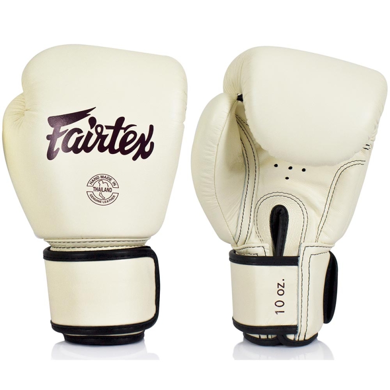 Gants de Boxe d'entrainement FAIRTEX FXV1 Blanc 