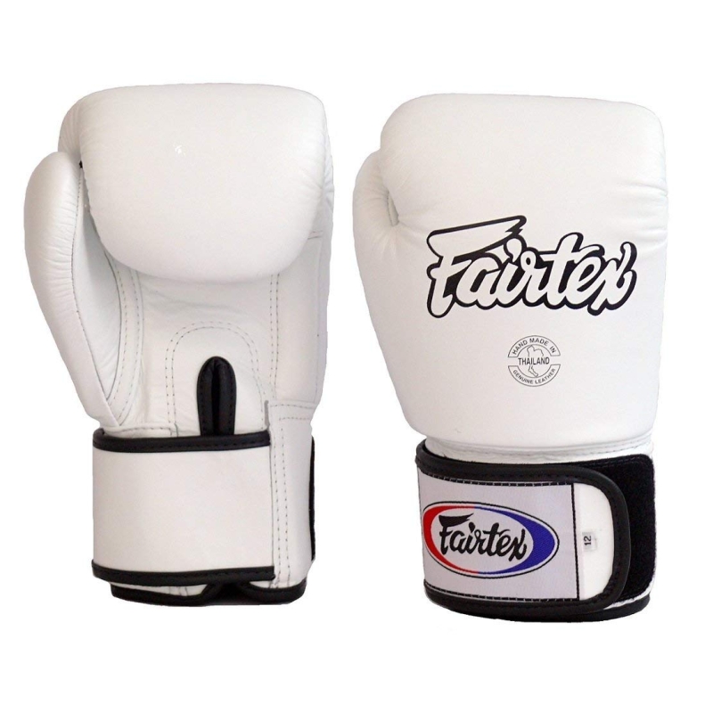 Gants de Boxe d'entrainement FAIRTEX FXV1 Blanc 