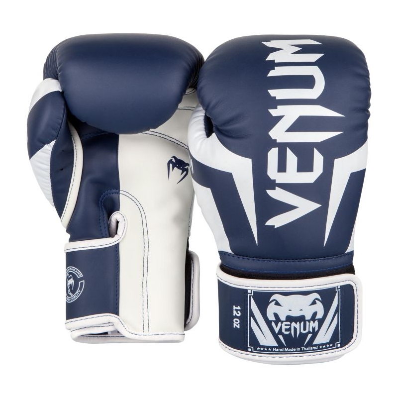 Gants de boxe Venum Elite - Blanc/Doré – Dragon Bleu